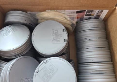 ReCAP® Mason Jars Flip Lid | UNPACKAGED | Case of 25