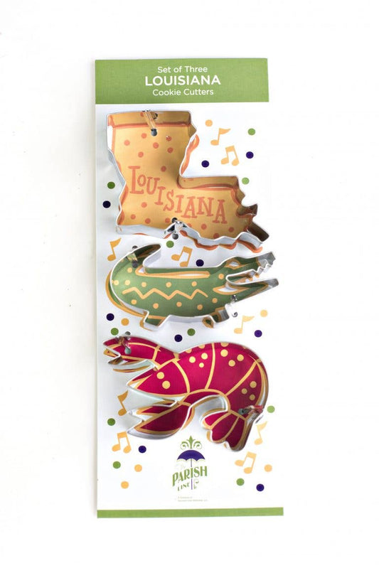 THE PARISH LINE - Cookie Cutter Set - Louisiana