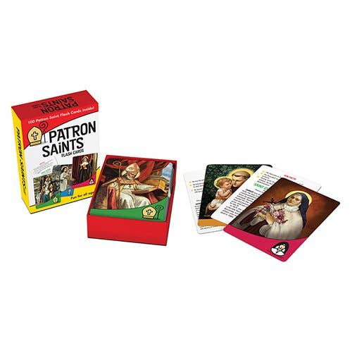 Christian Brands Catholic - Patron Saint Flash Cards