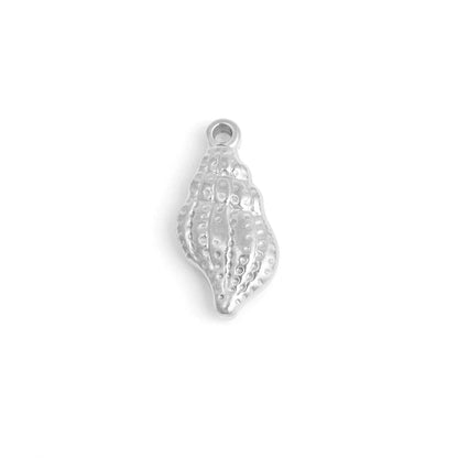 WJW - 18K Gold PVD Stainless Steel Conch Seashell Charm