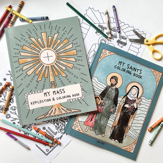 The Little Rose Shop - Catholic Coloring Book