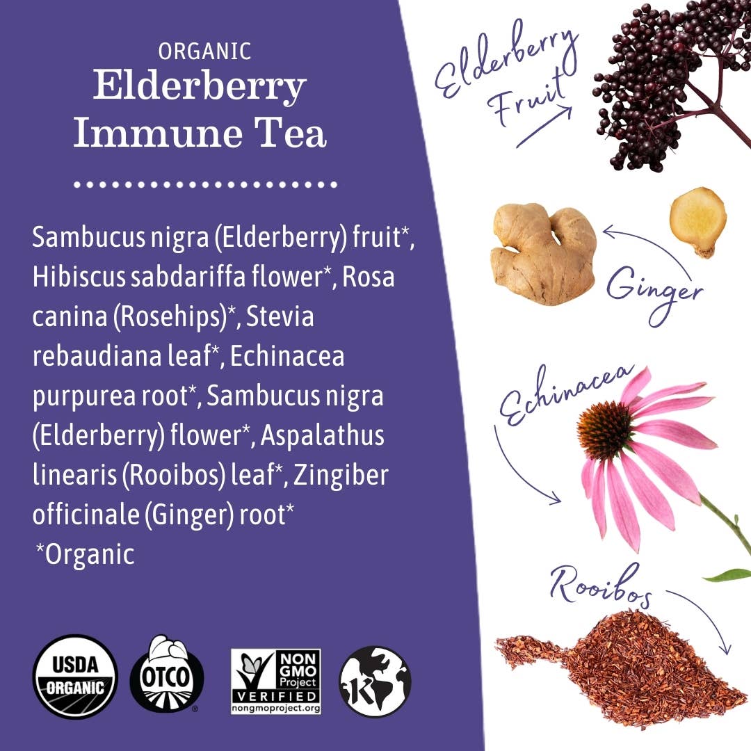 Earth Mama Organics - Organic Elderberry Immune Tea