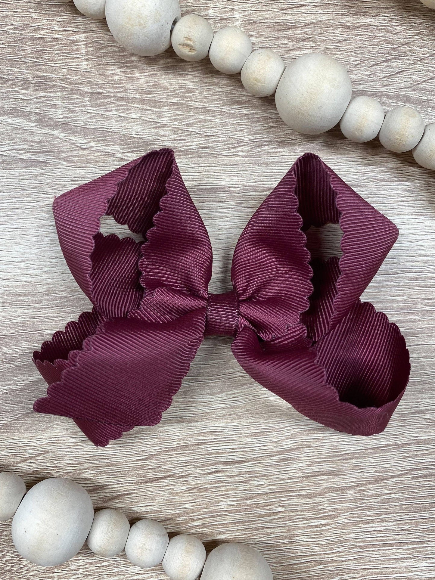 The Hair Bow Company - Classic Scalloped Bows - Alligator Clip - 4.5"