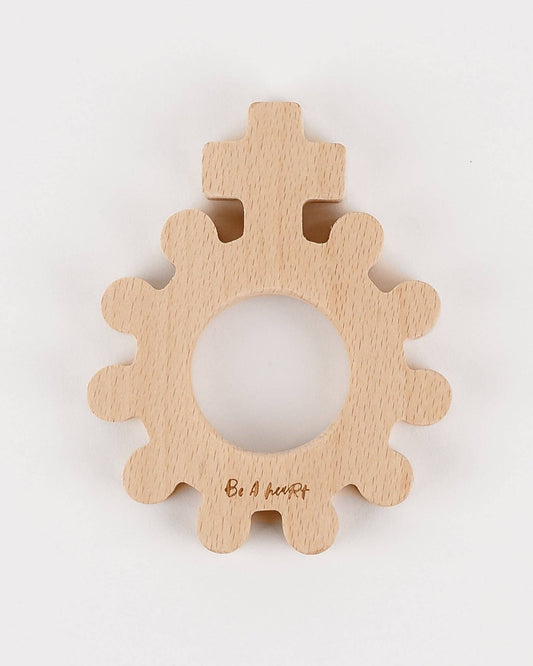 Be A Heart - Baby's First Rosary | Catholic Wooden Teether | Baby Gift