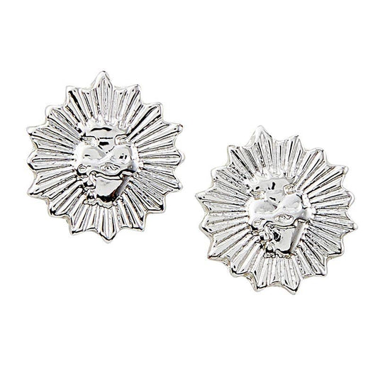 Christian Brands Catholic - Sacred Heart Stud Earrings