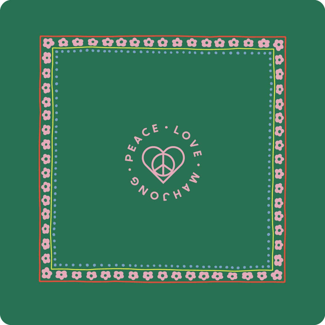 Peace Love Mahjong - Mats