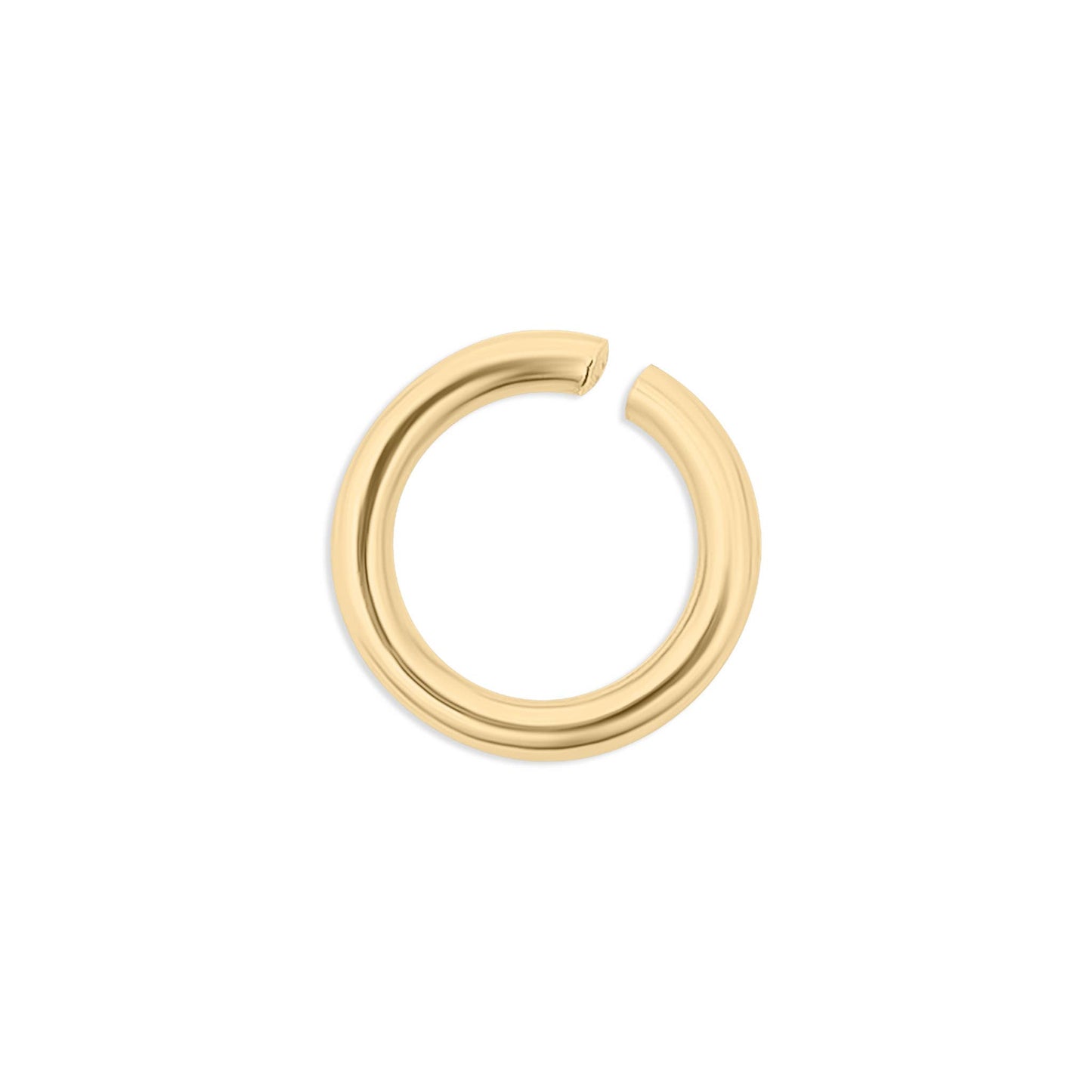 WJW - 100 Pack 18K Gold PVD Coated Jump Ring Connectors