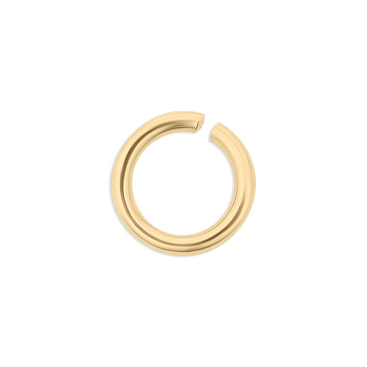 WJW - 100 Pack 18K Gold PVD Coated Jump Ring Connectors