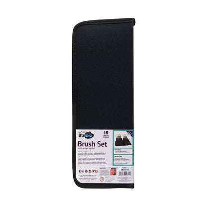 Mont Marte Usa, Inc. - Studio Brush Set in Easel Wallet 15pce