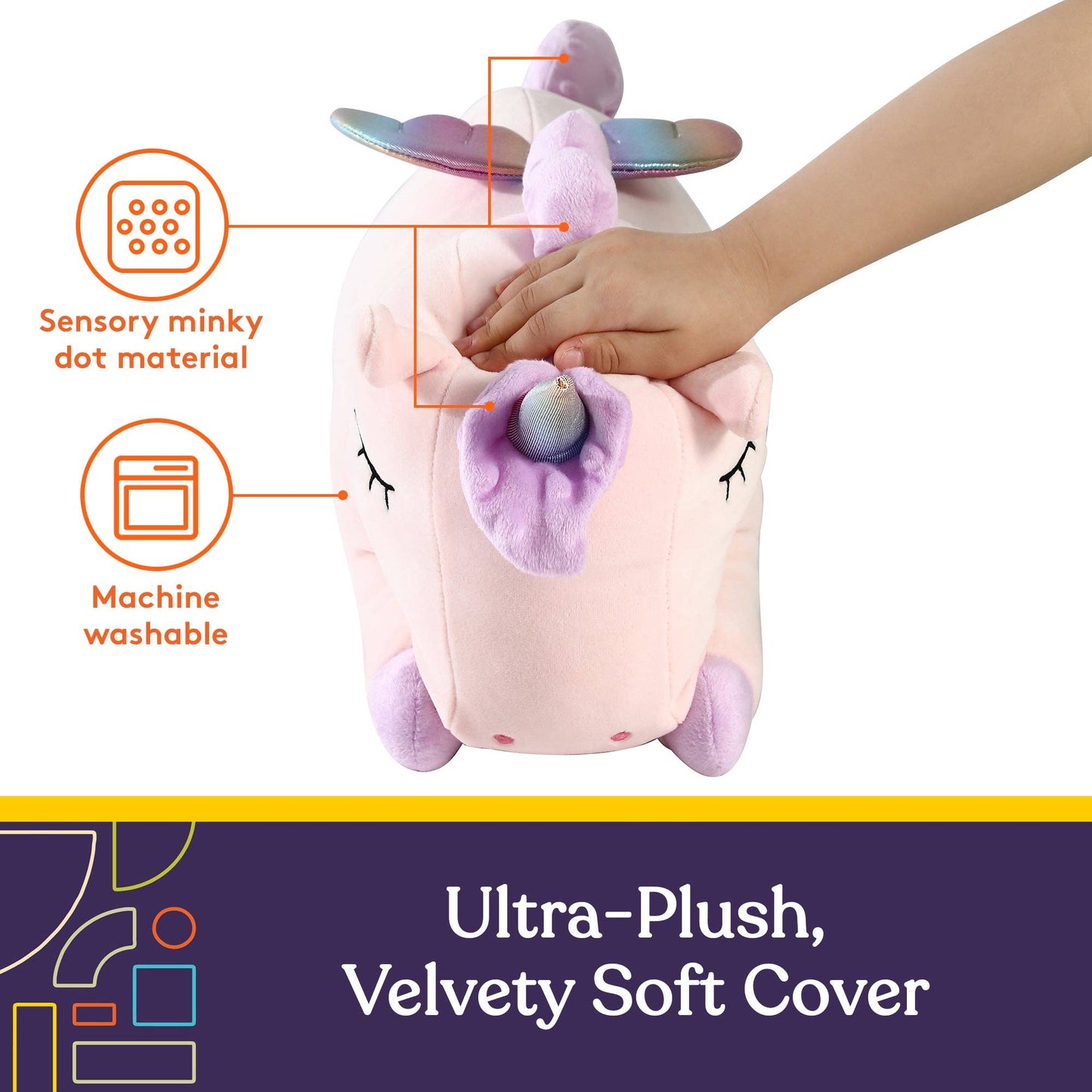 Special Supplies - Sensory Vibrating Pillow-Unicorn