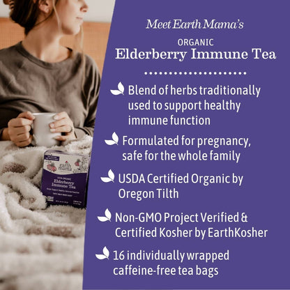 Earth Mama Organics - Organic Elderberry Immune Tea