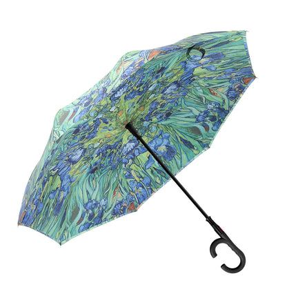 RainCaper - RainCaper van Gogh "Irises" Reverse Umbrella