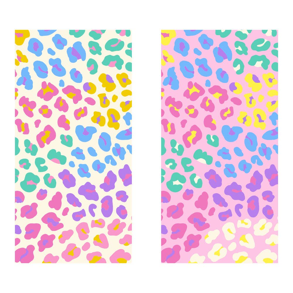 Katydid - Multicolored Leopard Quick Dry Beach Towel