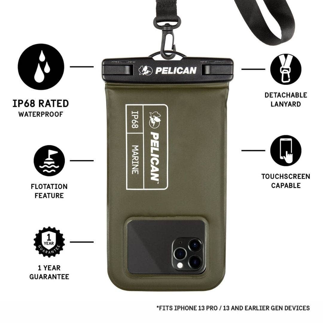 Case-Mate - Pelican Marine Waterproof Floating Pouch - Phone Pouch