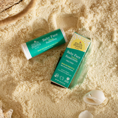 Earth Mama Organics - Baby Face Mineral Sunscreen Face Stick - SPF 40