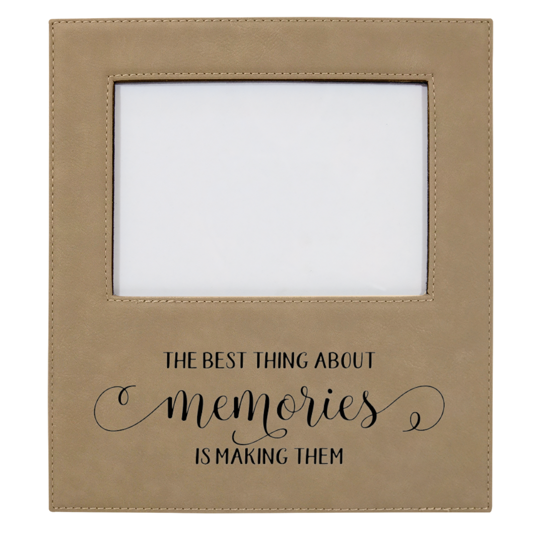 The Rural Home - Best Part Making Memories Leatherette 5" X 7" Photo Frame