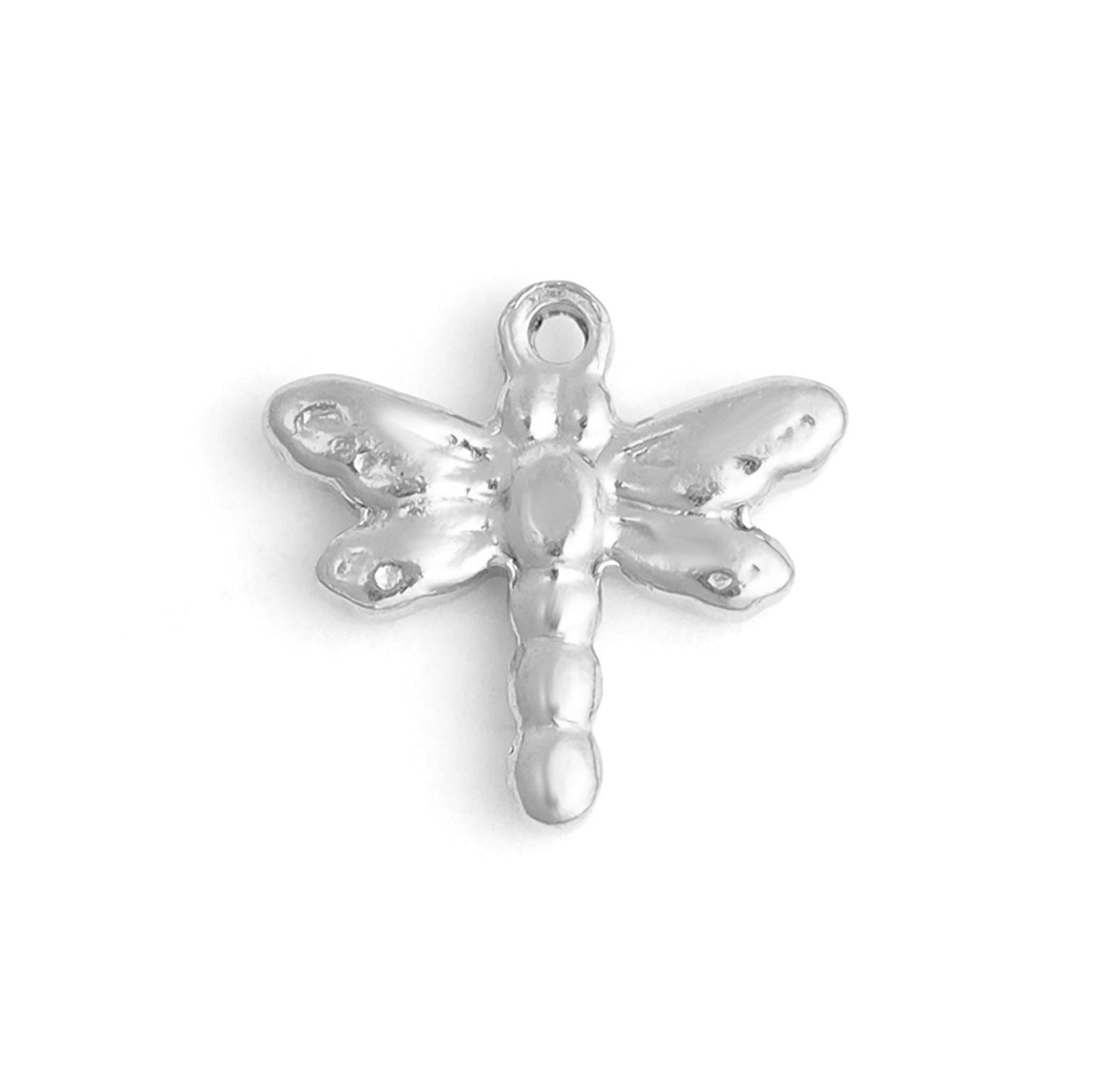 WJW - 18K Gold PVD Stainless Steel Dragonfly Charm