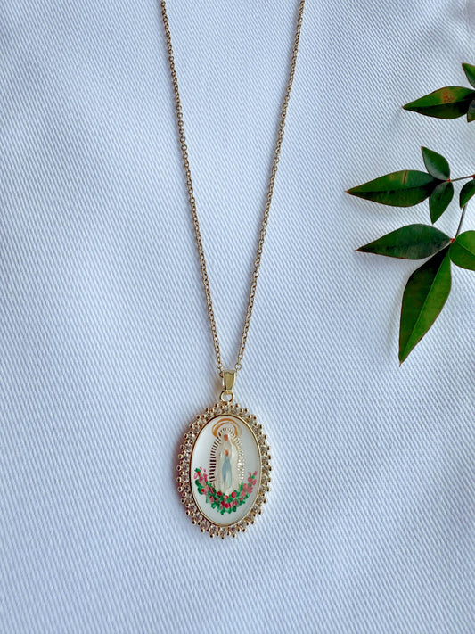 Harleigh Leonards Designs - Our Lady of Lourdes Necklace