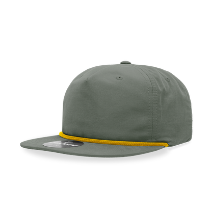 Custom Leather Patch, Decky 6032 Classic Rope Cap
