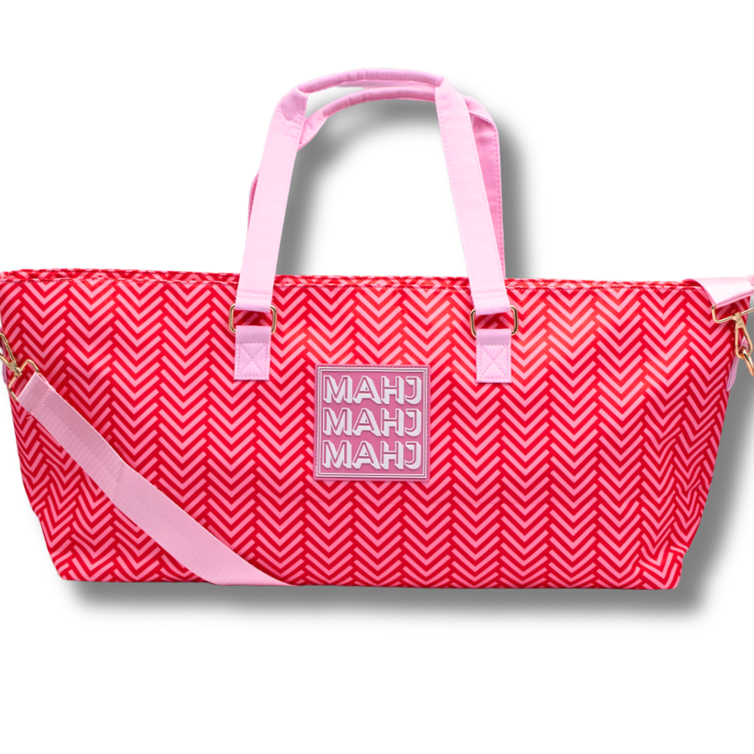 My Fair Mahjong - MAHJONG TOTE BAG  |  Wide with Zipper Closure