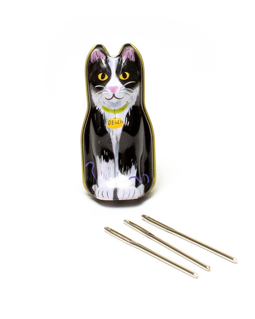 DEGEN - Black Cat Tin - Tapestry Needles