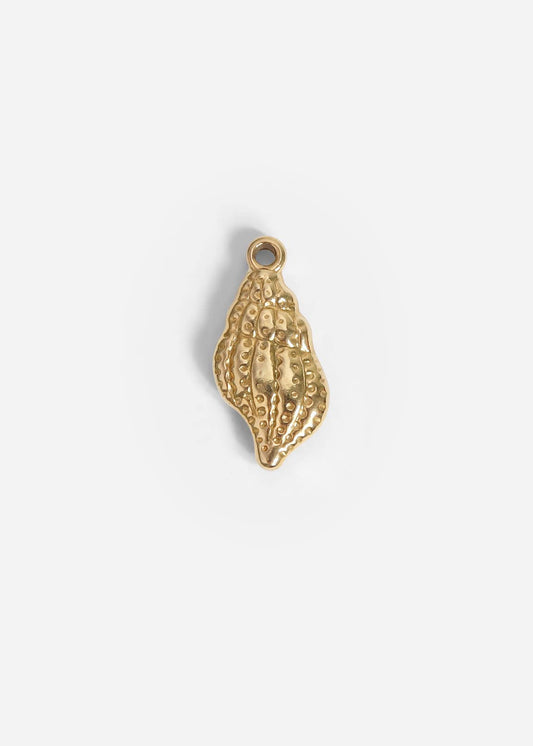 WJW - 18K Gold PVD Stainless Steel Conch Seashell Charm