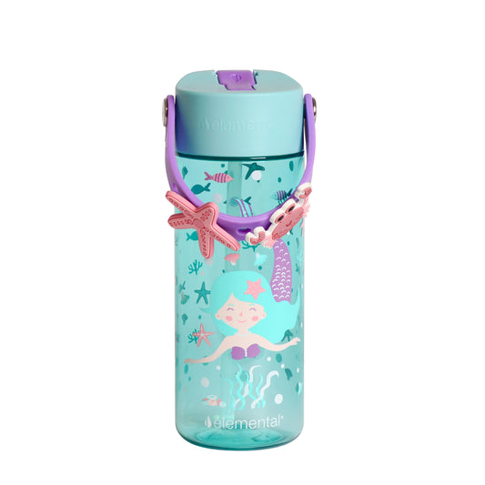 Elemental - 18oz Splash Charm Bottle - Mermaid
