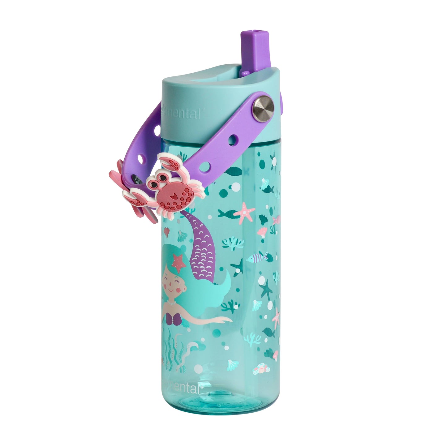 Elemental - 18oz Splash Charm Bottle - Mermaid