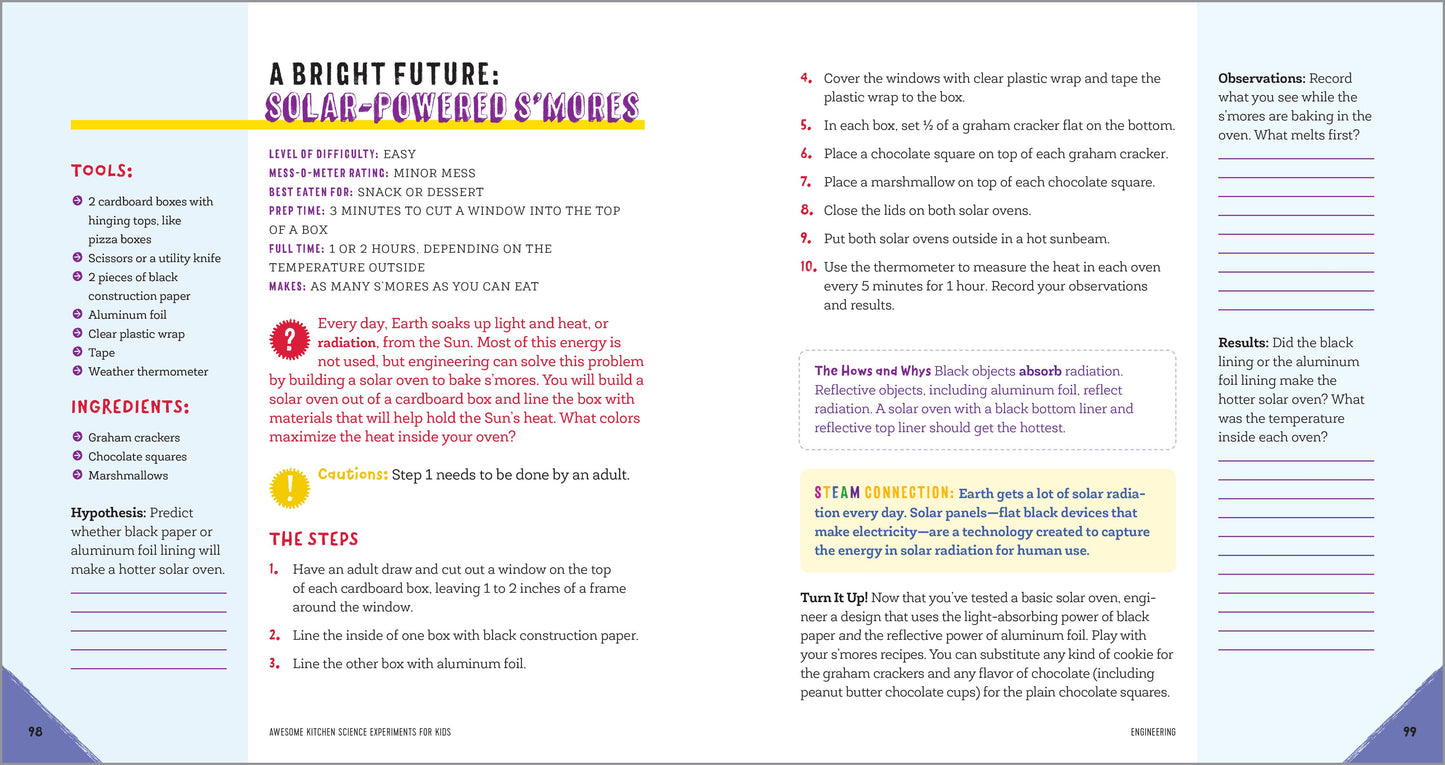 Sourcebooks - Awesome Kitchen Science Experiments for Kids