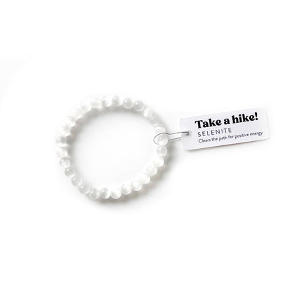 Take a Hike! Selenite Bracelet