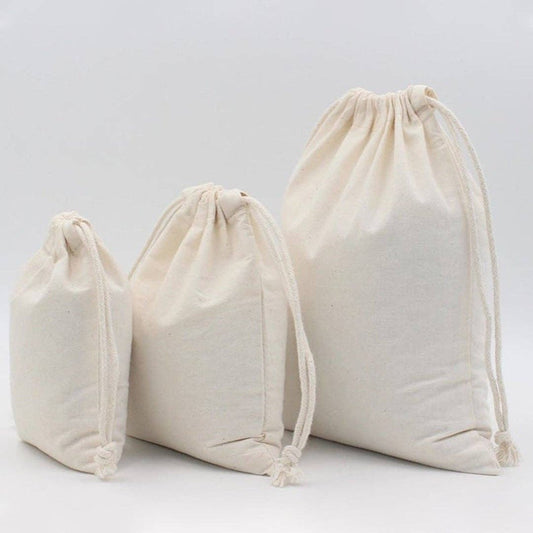 TBF - TBF 100% Cotton Canvas Value Drawstring Pouches / 12" x 14"