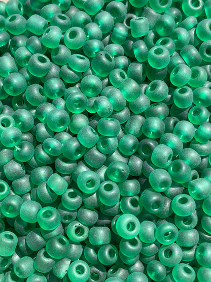 MaddieMayShop - Frost Glass seed beads, 6/m glass beads, Seed Beads Bulk