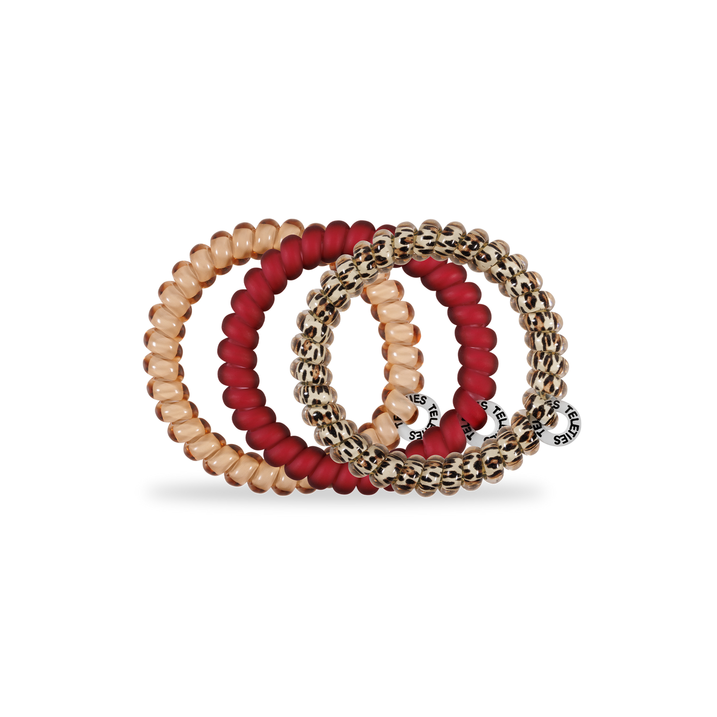 TELETIES - Spiral Hair Coils | Small | Wild Side Hair Ties