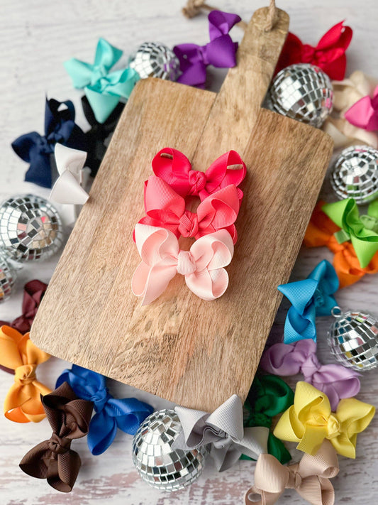 The Hair Bow Company - Original Grosgrain Hair Bow - Alligator Clip - 3"