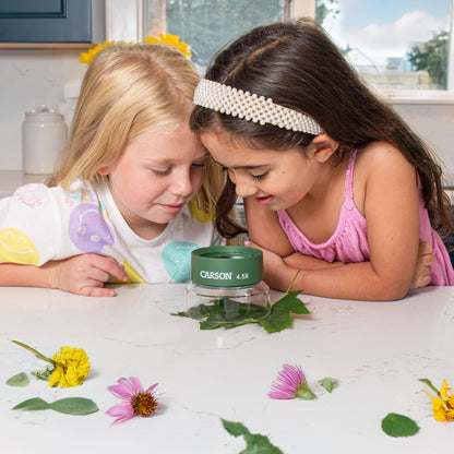 Carson - Pre-Focused Stand Magnifier Loupe for Kids, Insect Viewer