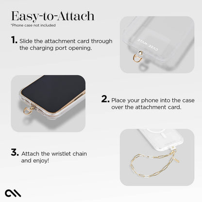 Case-Mate - Chunky Chain Phone Wristlet (Gold)