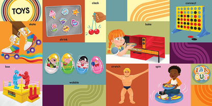 First 100 Words From the 70s (Highchair U/board book)