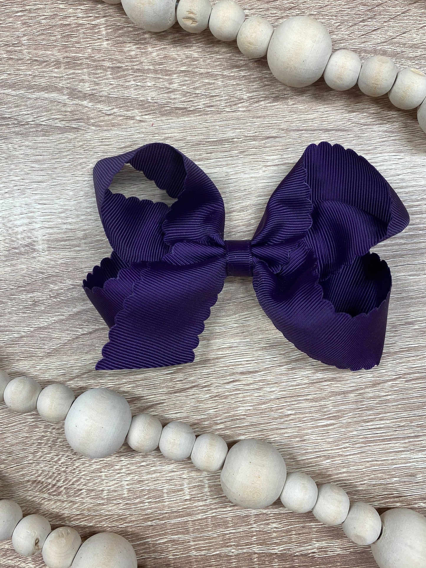 The Hair Bow Company - Classic Scalloped Bows - Alligator Clip - 4.5"