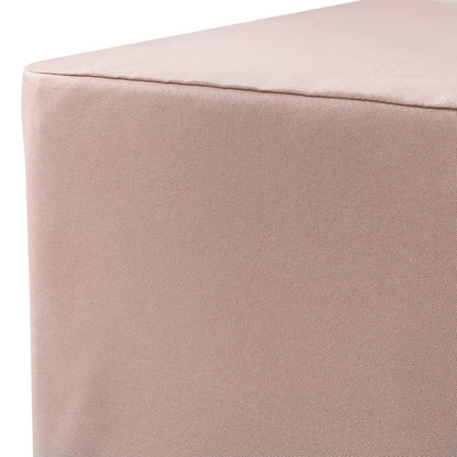 YOUR CHAIR COVERS - 8 ft. Polyester Fitted Tablecloth Rectangular Blush