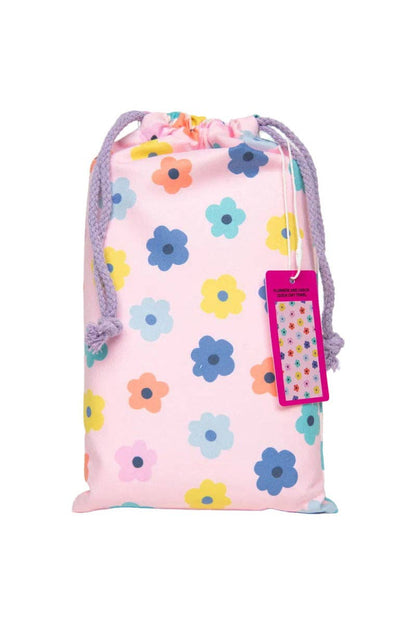 Katydid - Flowers & Check Quick Dry Towel