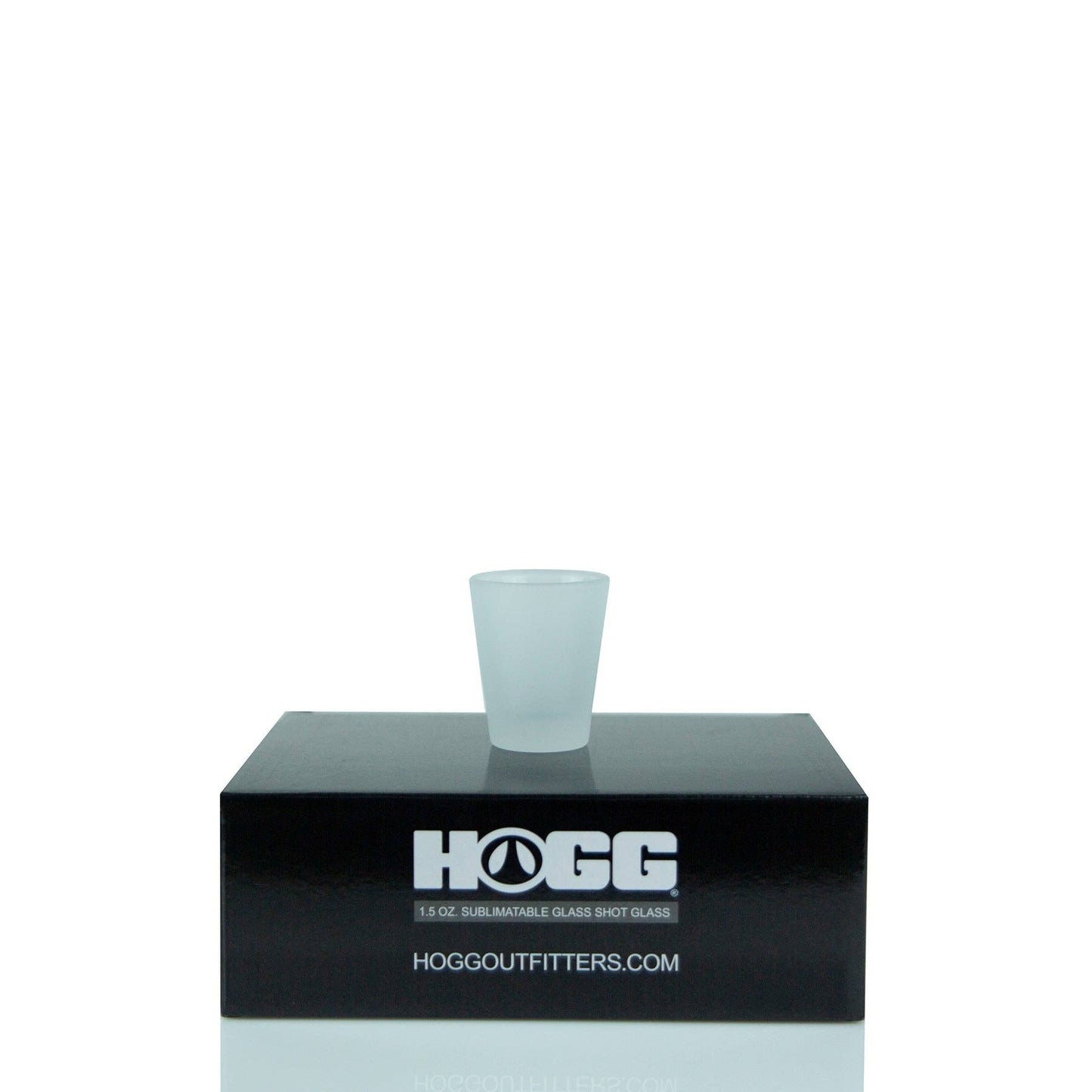 Hogg Outfitters - 1.5oz SUBLIMATION MATTE GLASS SHOT GLASS (12 UNITS)