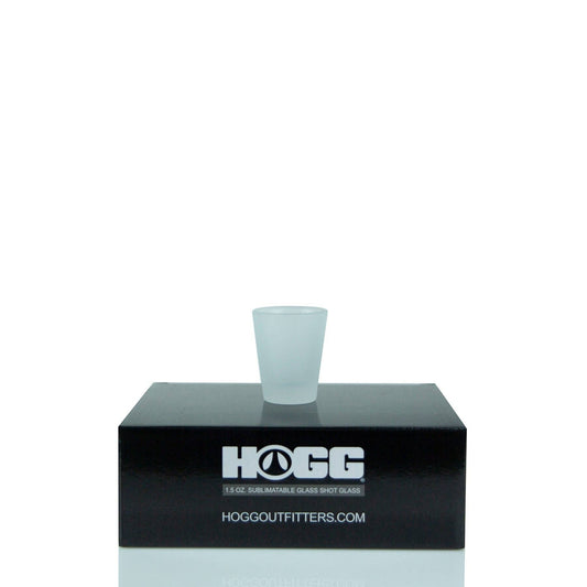 Hogg Outfitters - 1.5oz SUBLIMATION MATTE GLASS SHOT GLASS (12 UNITS)