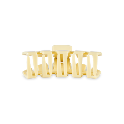 TELETIES - Classic Hair Clip | Small | Butter Yellow