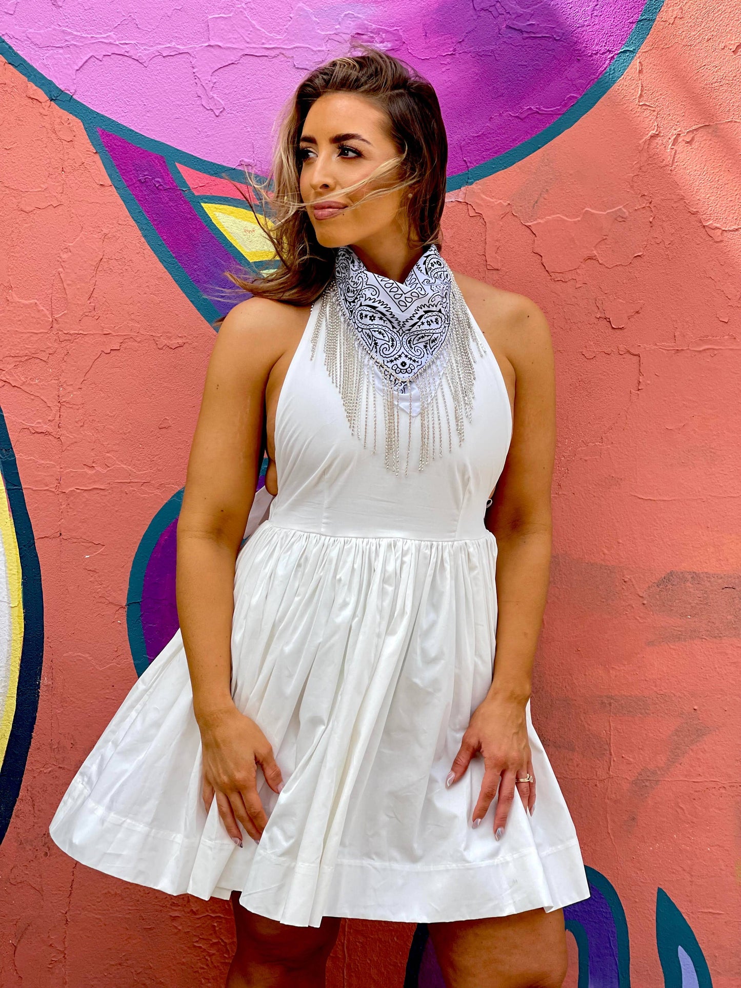 Blingdana by KF Designs - Original Blingdana™ Crystal Fringe Bandana