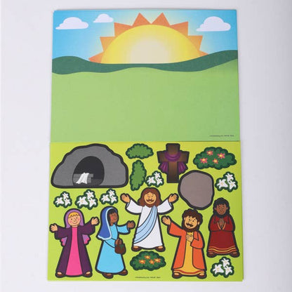 Swanson Christian Products - Sticker Scenes He Lives 6 Ct
