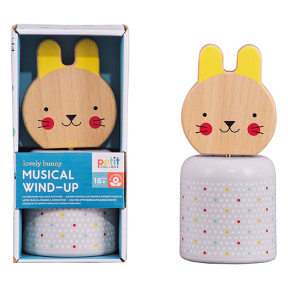 Chronicle Books - Wooden Wind-Up Musical Bunny