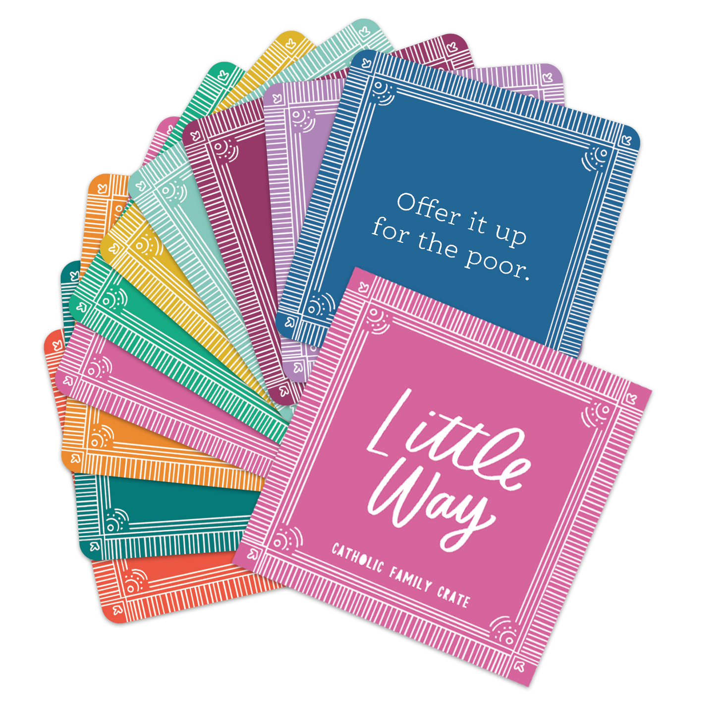 Catholic Family Crate® - St. Thérèse of Lisieux Little Way Inspiration Cards