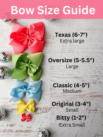 The Hair Bow Company - Original Grosgrain Hair Bow - Alligator Clip - 3"
