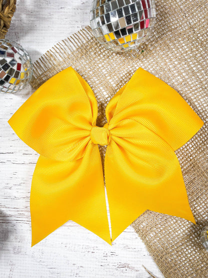 The Hair Bow Company - 6" Cheer Bow - Alligator Clip - 15 Colors - Dance Team Bows