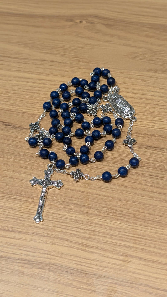 Natural stone rosary